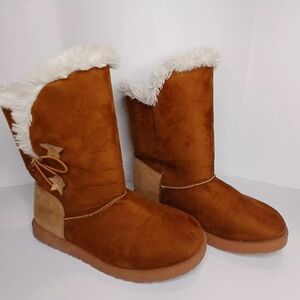 SOR Elenaa Star Khol's Girls'Faux-Fur Winter Boots Size 3